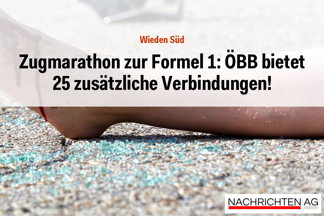 Zugmarathon zur Formel 1: ÖBB bietet 25 zusätzliche Verbindungen!