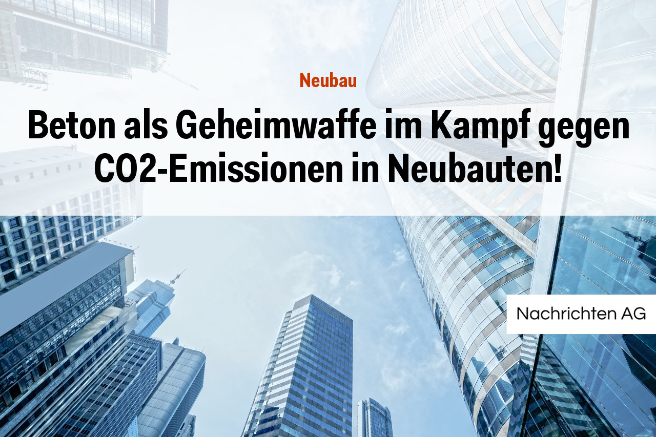 Beton als Geheimwaffe im Kampf gegen CO2-Emissionen in Neubauten!