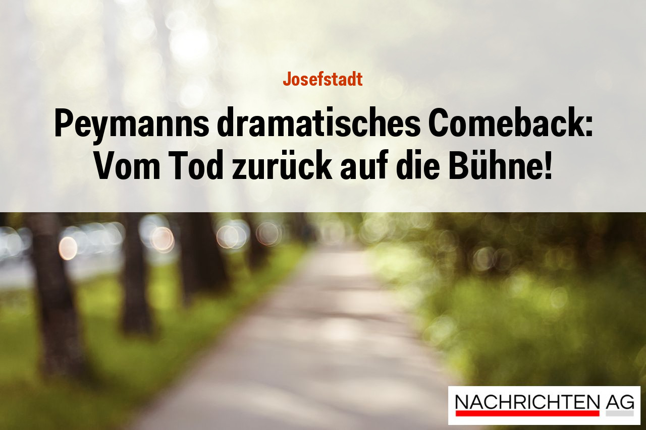 Peymanns dramatisches Comeback: Vom Tod zurück auf die Bühne!