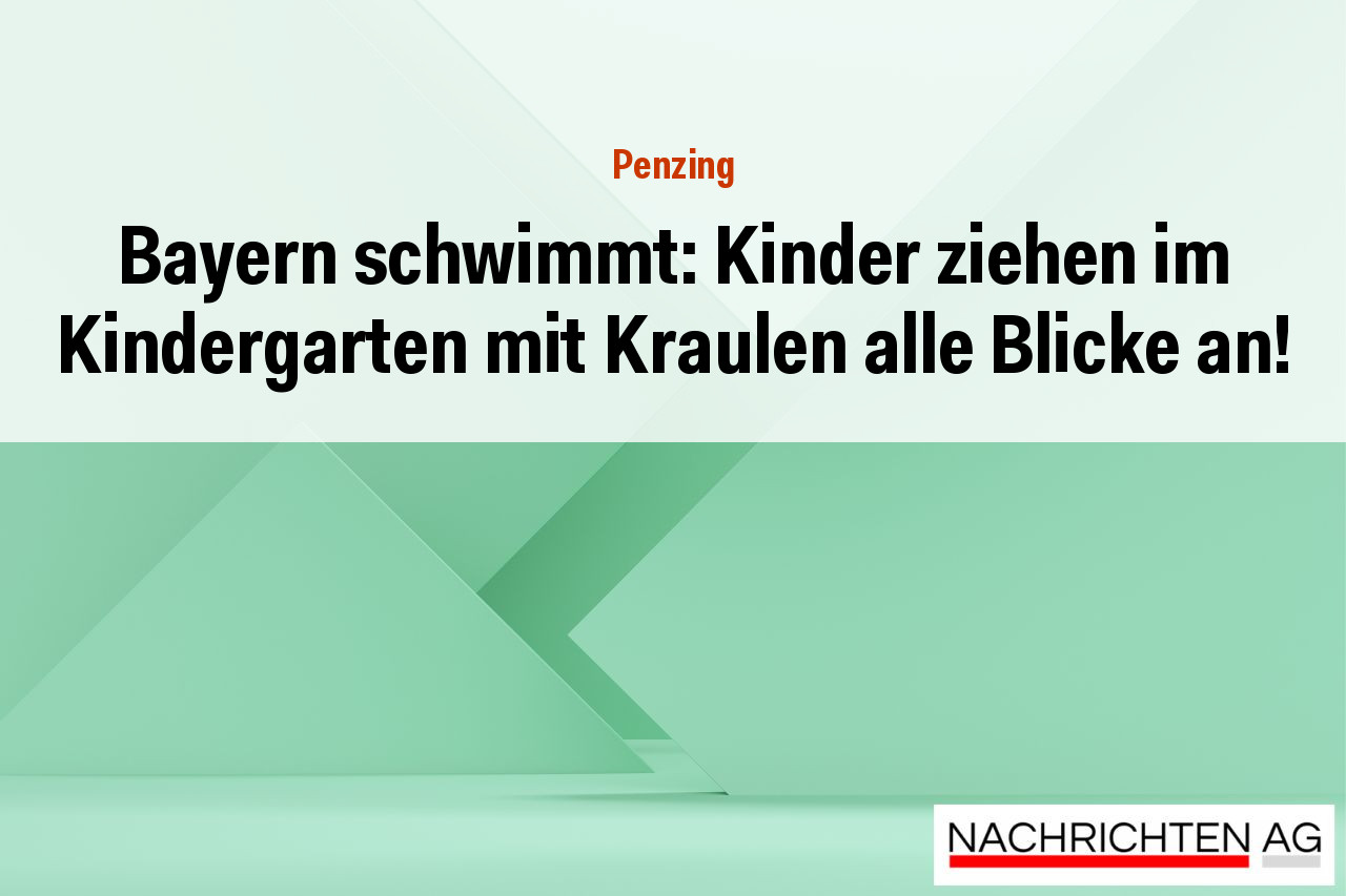 Bayern schwimmt: Kinder ziehen im Kindergarten mit Kraulen alle Blicke an!