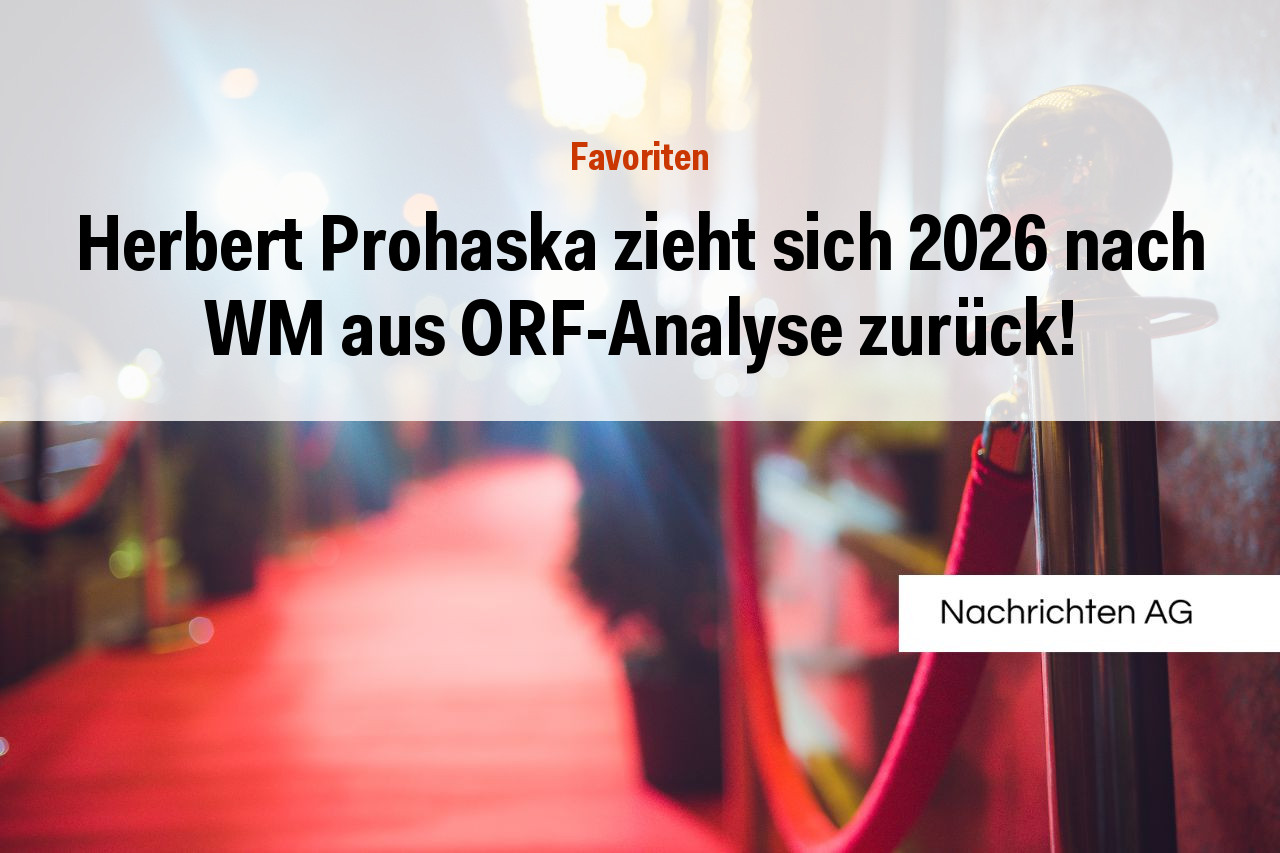 Herbert Prohaska zieht sich 2026 nach WM aus ORF-Analyse zurück!