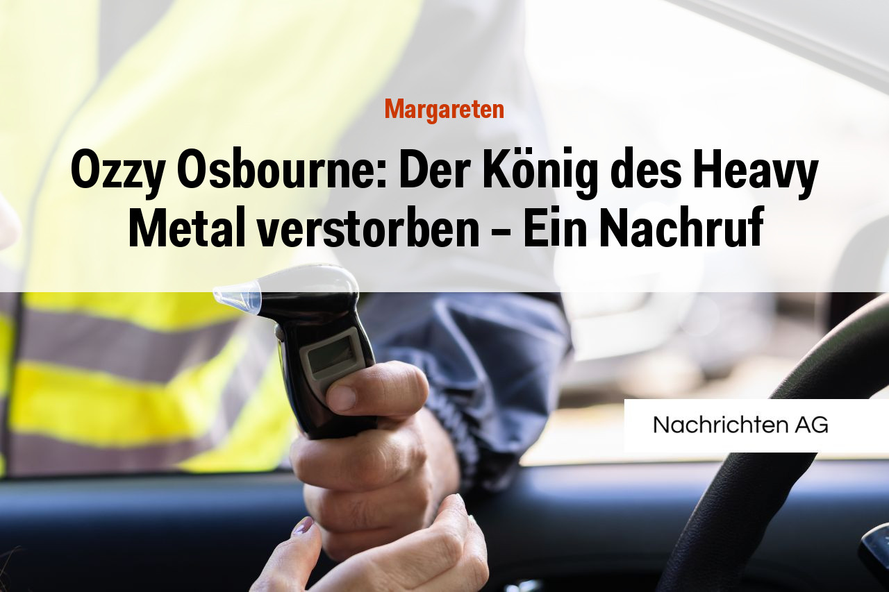 Ozzy Osbourne: Der König des Heavy Metal verstorben - Ein Nachruf